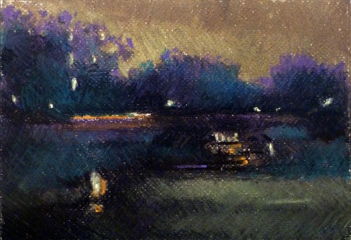 The Pond at Night