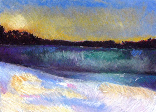 Pastel Drawing (sitting down)